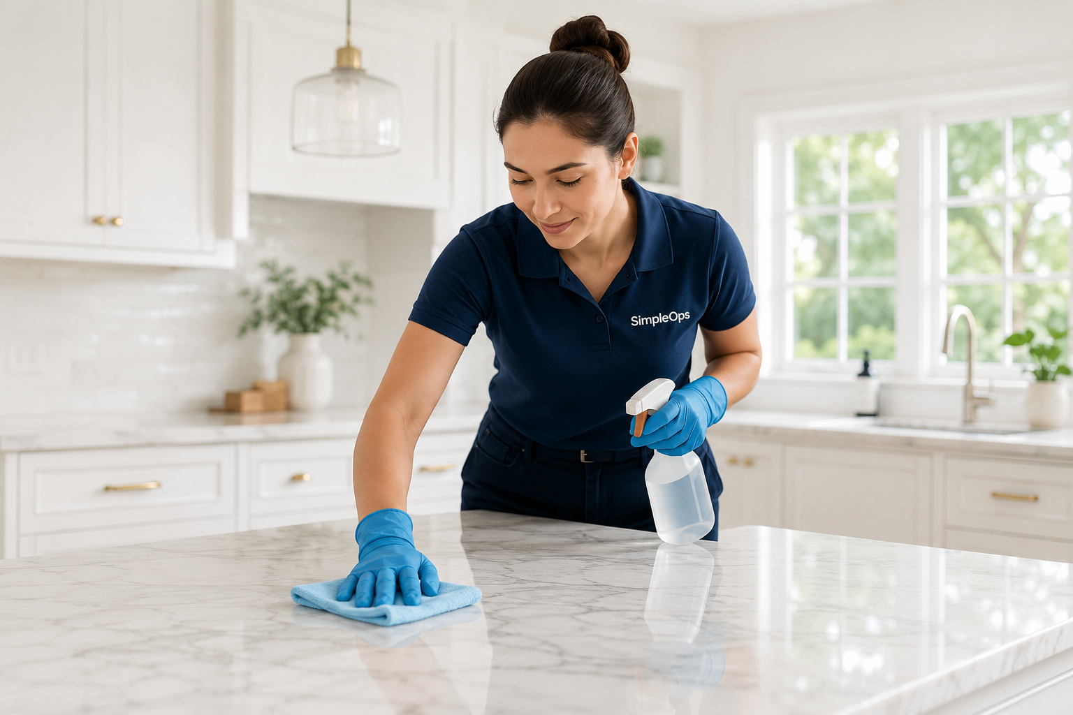 Cleaning service software