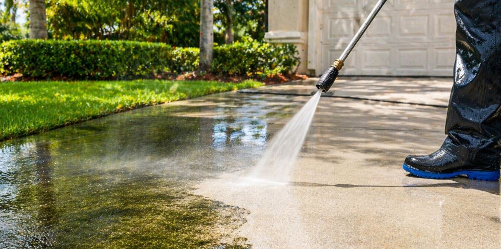 Pressure washing service