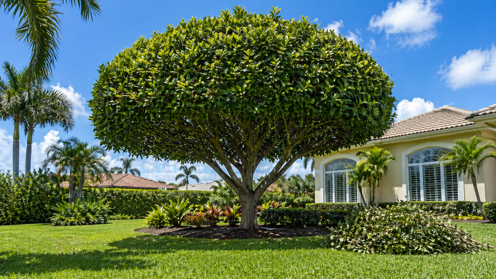 Tree trimming service work